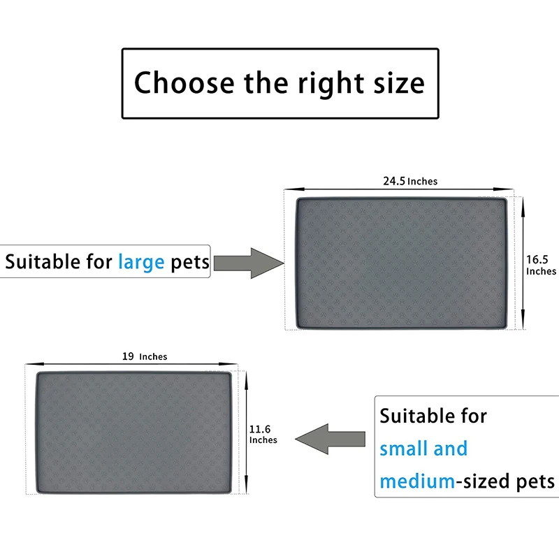 Waterproof Food Mat For Pet Feeding Bowls - onlinemegasale.com