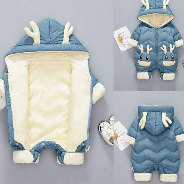 Thick Winter Baby Jumpsuit