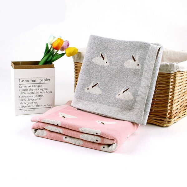 Baby Cartoon Knitted Blankets