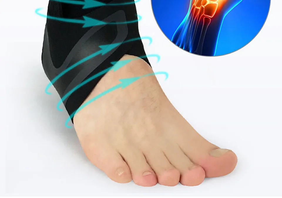 GoBand Elastic High Protect Sports Ankle Equipment - onlinemegasale.com