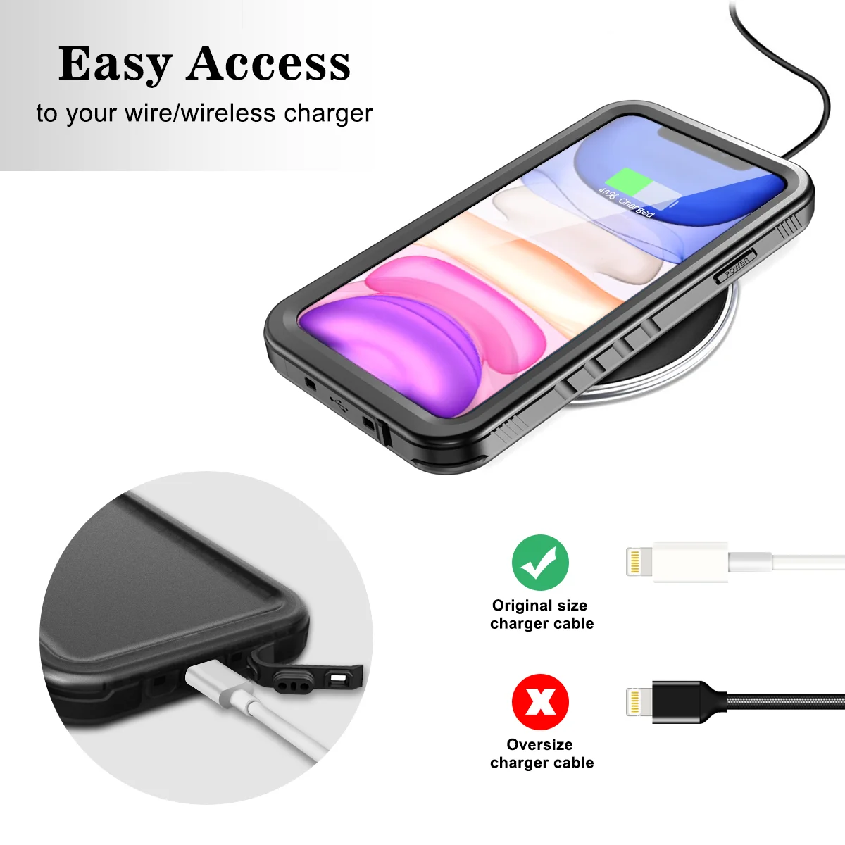 Waterproof Case For iPhone - onlinemegasale.com
