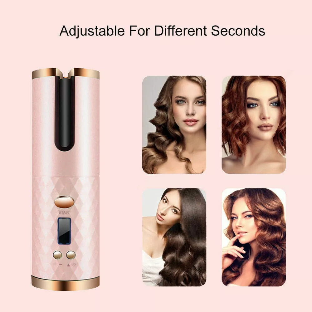 Cordless Automatic Hair Curler | Hair Waver | Multi-Directional Curling Machine - onlinemegasale.com Cordless Automatic Hair Curler | Hair Waver | Multi-Directional Curling Machine - onlinemegasale.com