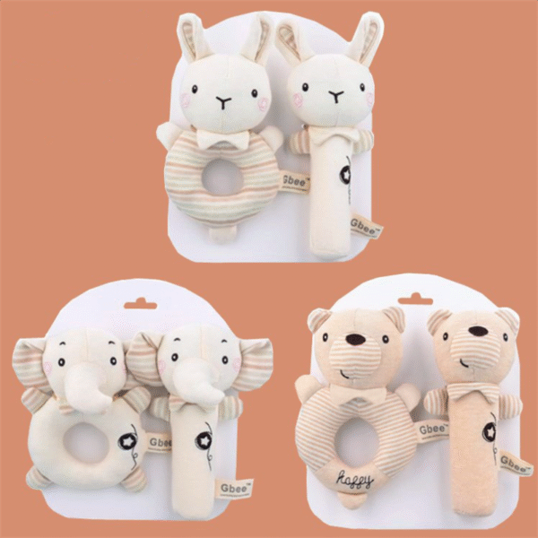 Soft Animal Rattle Toys