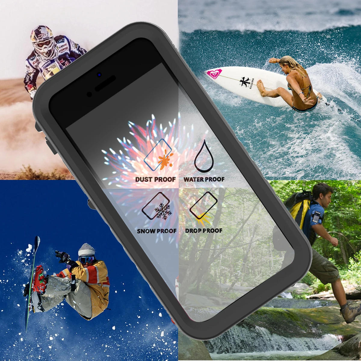 Waterproof Case For iPhone - onlinemegasale.com