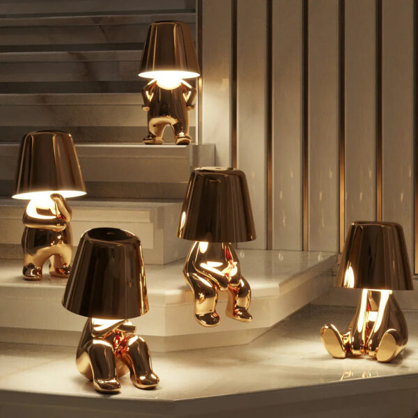 Stylish Gold Lighting Décor for Men