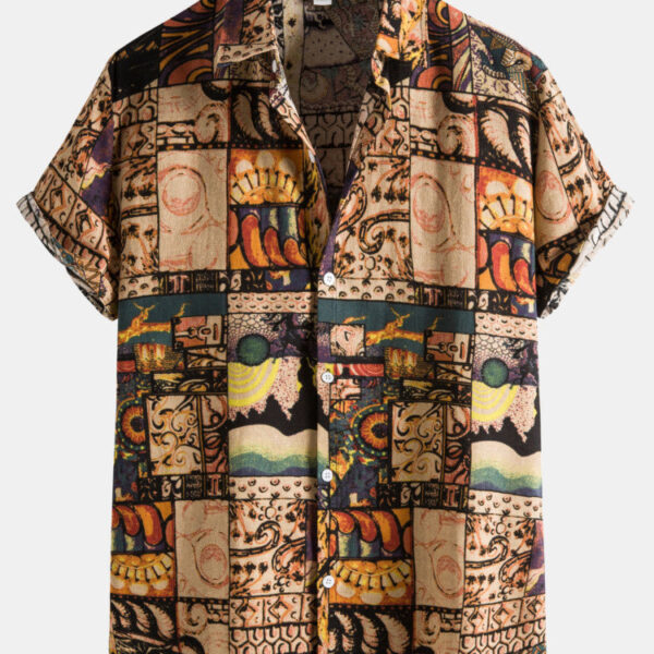 Funny Pattern Cotton Shirts