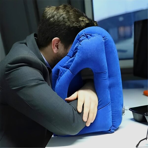 Inflatable Travel Pillow Bag