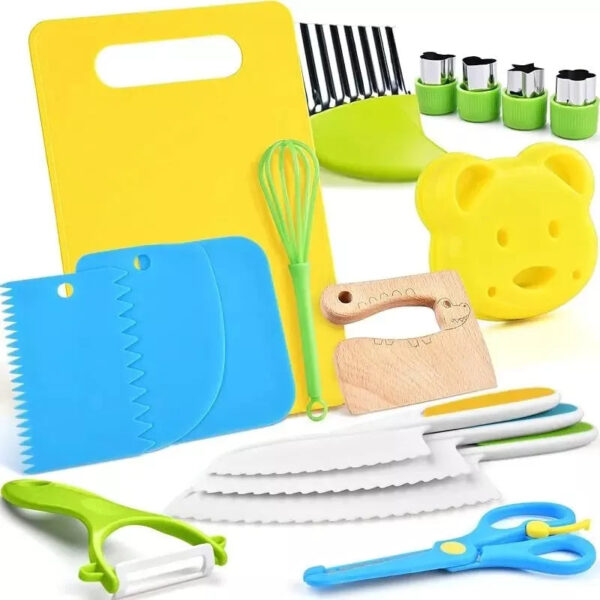 17 PCS Montessori Kitchen Tools for Toddlers