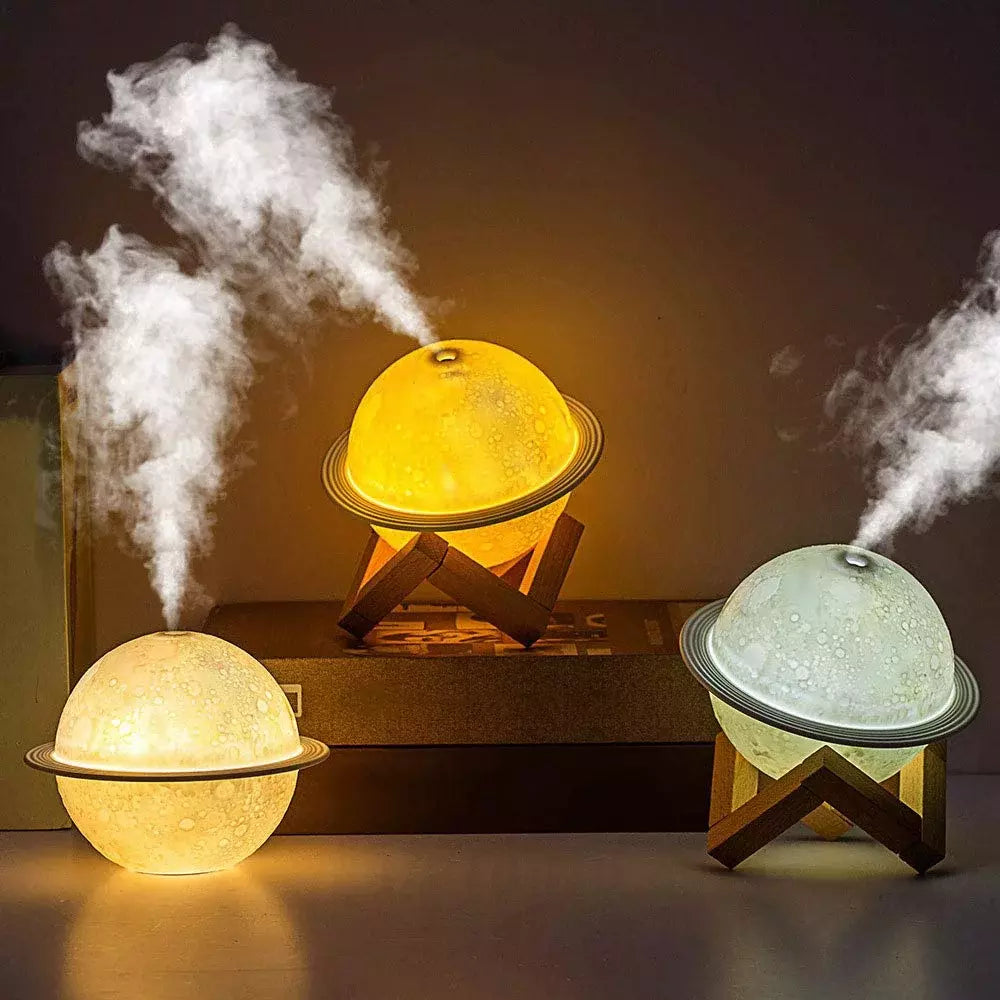 Bedside Table Moon Lamp with Aromatherapy Diffuser and Mist Humidifier - onlinemegasale.com Bedside Table Moon Lamp with Aromatherapy Diffuser and Mist Humidifier - onlinemegasale.com