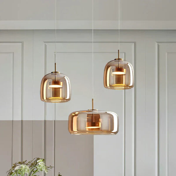 Chic Clear Glass Pendant Light - Embrace Modern Minimalist Sophistication