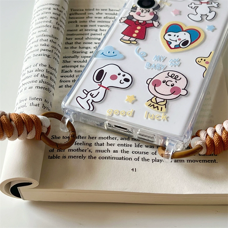 Cute Snoopy Charlie Brown Peanuts Case For Samsung Galaxy S Series - onlinemegasale.com