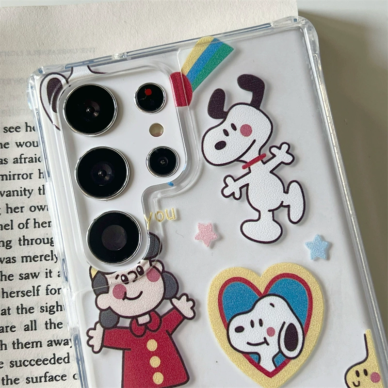 Cute Snoopy Charlie Brown Peanuts Case For Samsung Galaxy S Series - onlinemegasale.com