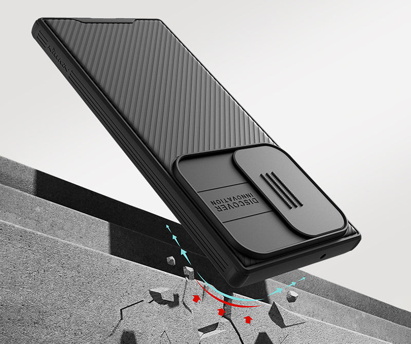 Samsung Magsafe Series | Lens Sliding Window Frosted Mobile Phone Case - onlinemegasale.com