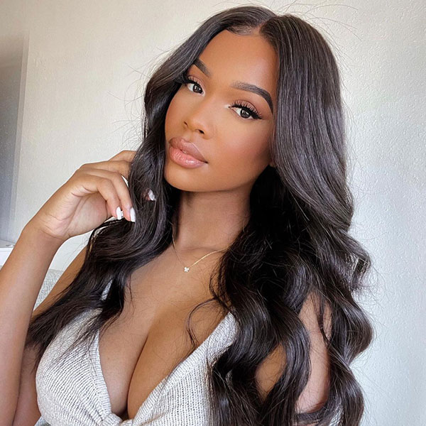 Cranberry 10A Human Hair Wigs 4x4 Lace Closure Wigs Remy Brazilian Hair Body Wave Wig