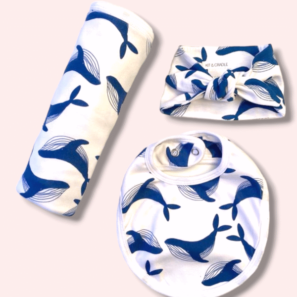 Newborn Accessories Bundle - Whale