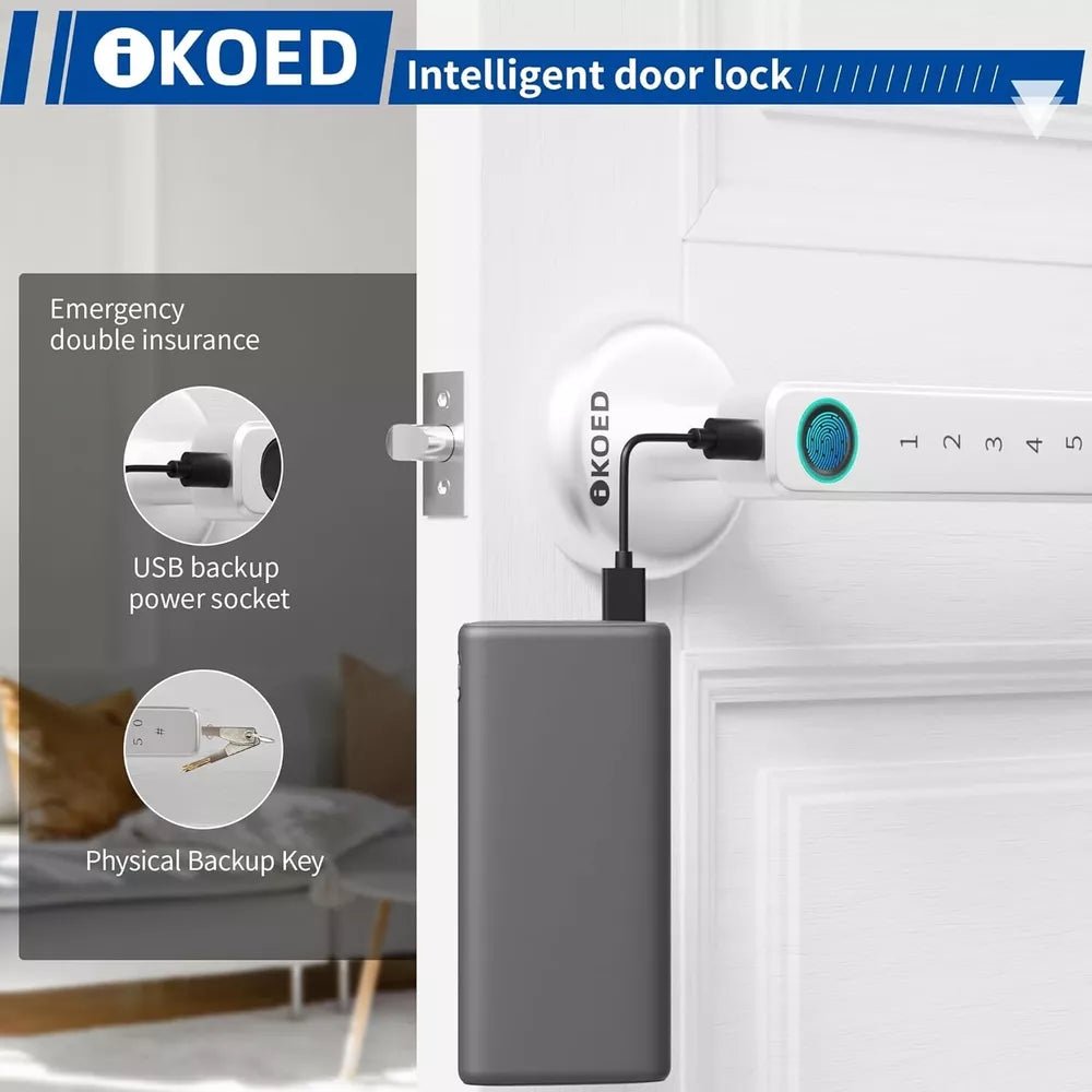 Fingerprint Smart Bluetooch Door Lock - onlinemegasale.com Fingerprint Smart Bluetooch Door Lock - onlinemegasale.com