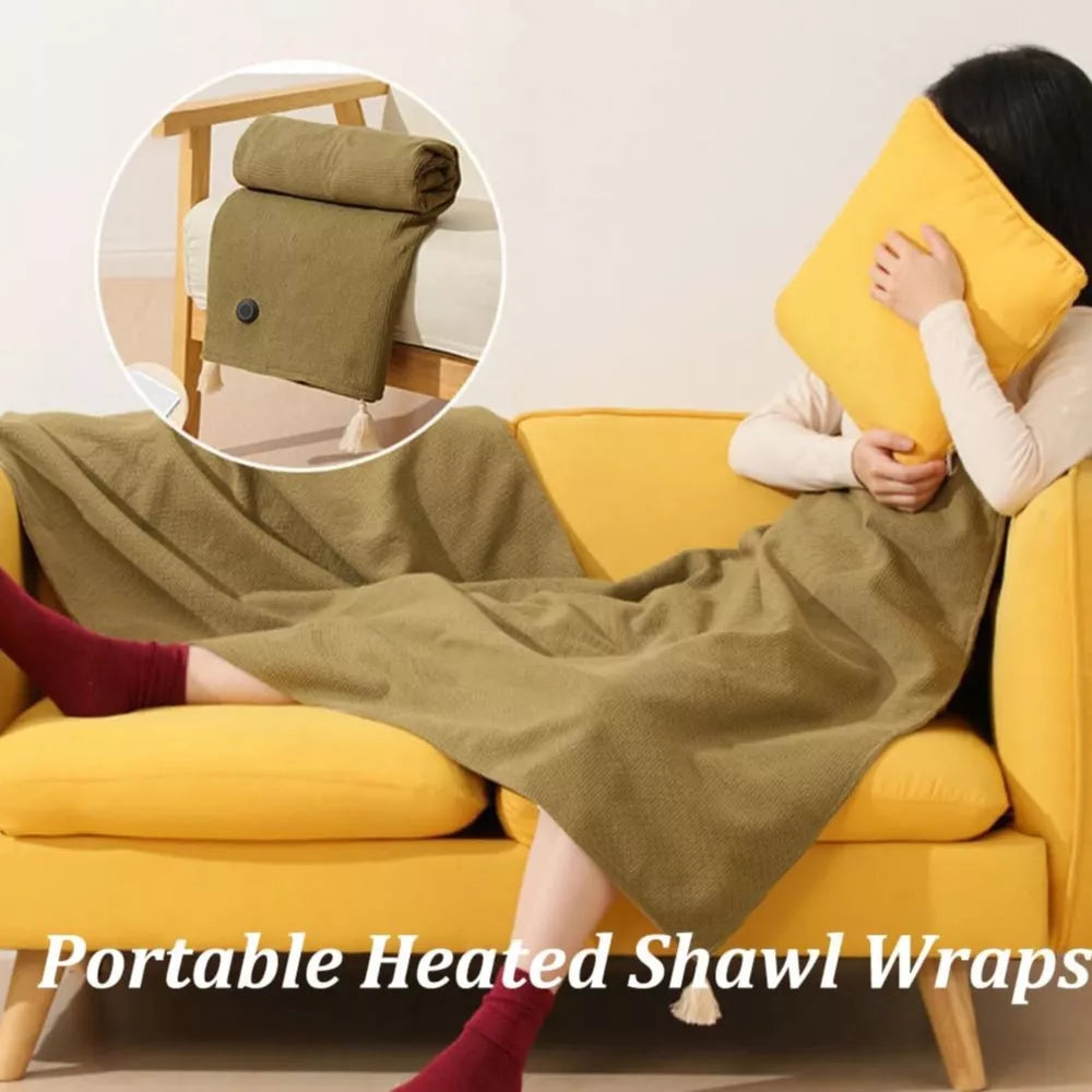 Portable Heated Shawl - onlinemegasale.com Portable Heated Shawl - onlinemegasale.com
