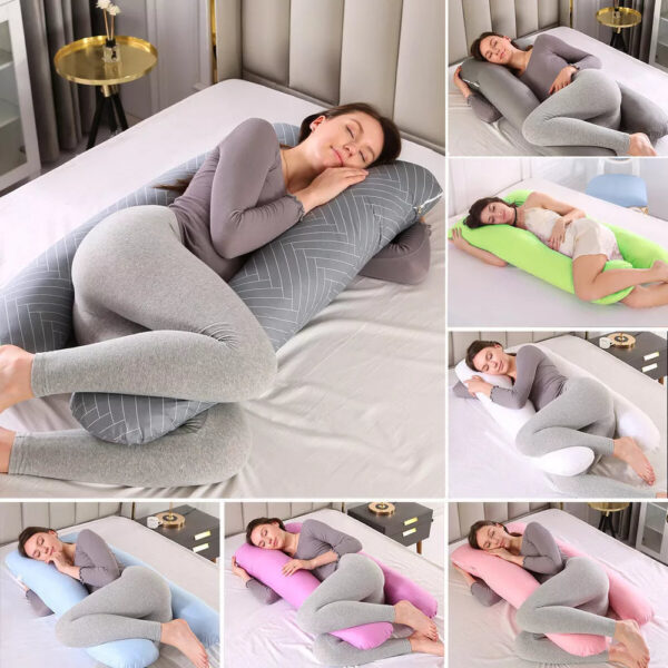All Night Sleep Pregnancy U Pillow- Must Have for Regular Comfort & Maternity Sleep
