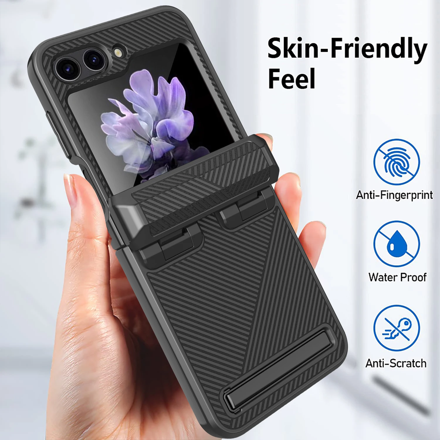 Shockproof Hinge Protective Case For Samsung Galaxy Z Flip 5 - onlinemegasale.com