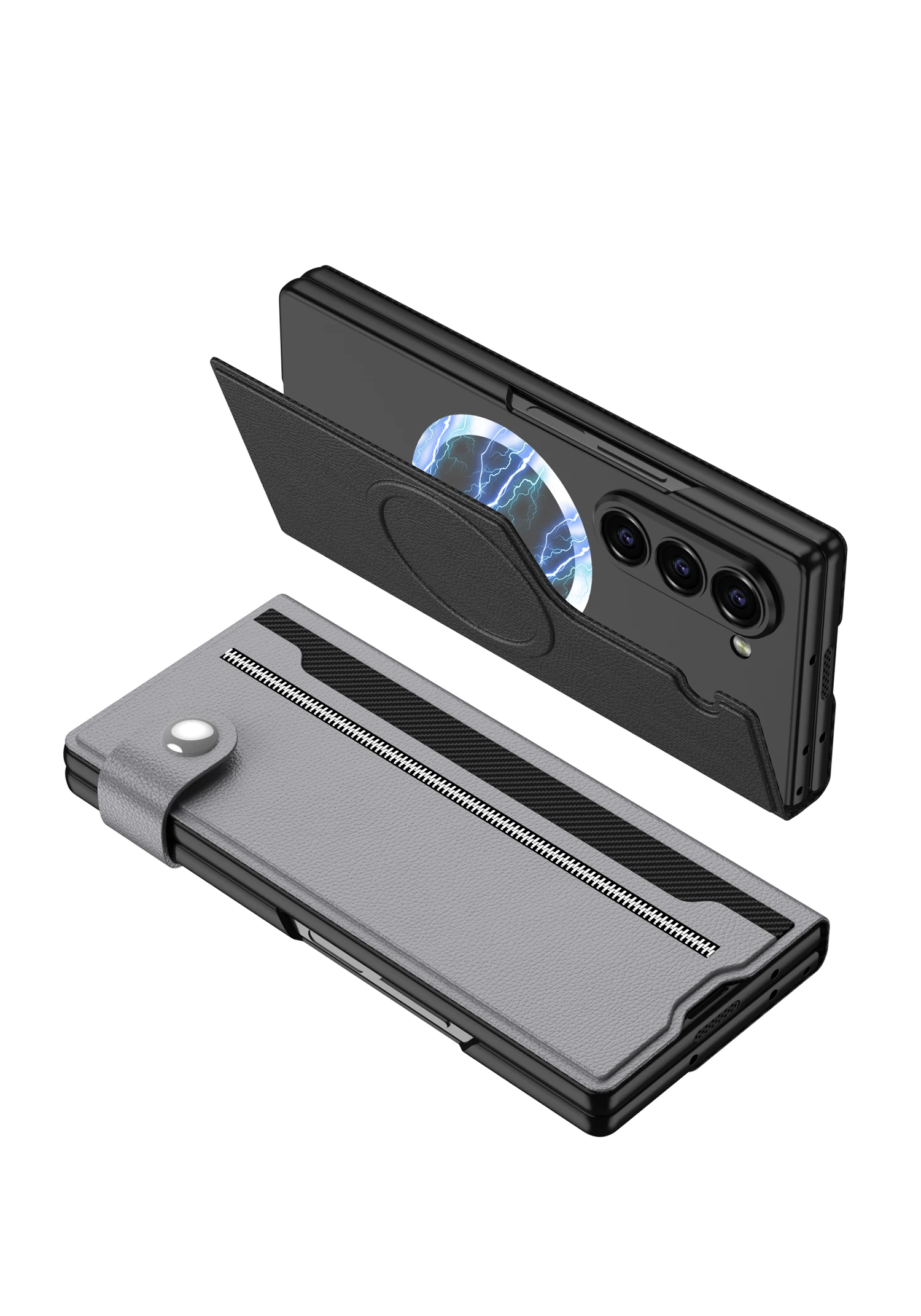 Full Protection Case with Leather Wallet for Galaxy Z Fold 6 - onlinemegasale.com Full Protection Case with Leather Wallet for Galaxy Z Fold 6 - onlinemegasale.com