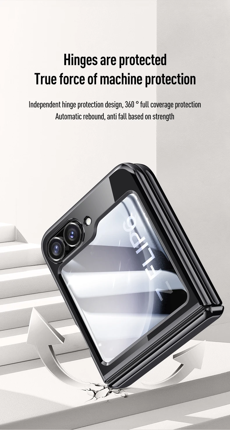 Transparent Electroplated Case for Samsung Galaxy Z Flip 6 - onlinemegasale.com Transparent Electroplated Case for Samsung Galaxy Z Flip 6 - onlinemegasale.com