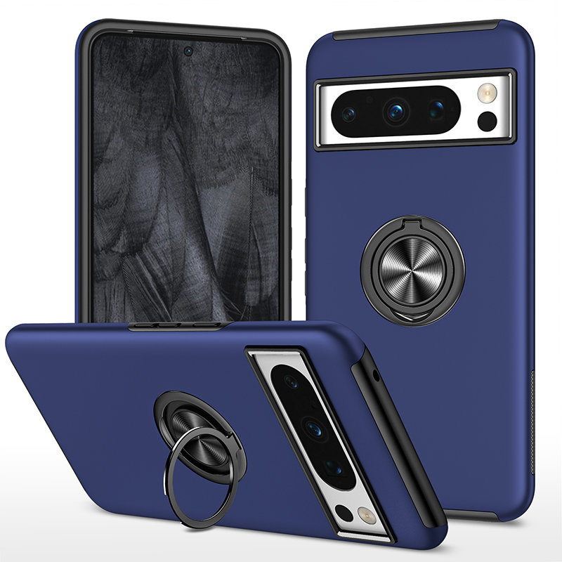 Armor Shockproof Case with Ring Stand For Google Pixel 8 Series - onlinemegasale.com