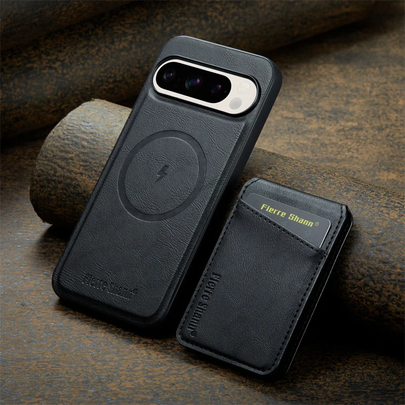 Leather Case with Wallet For Google Pixel Series - onlinemegasale.com