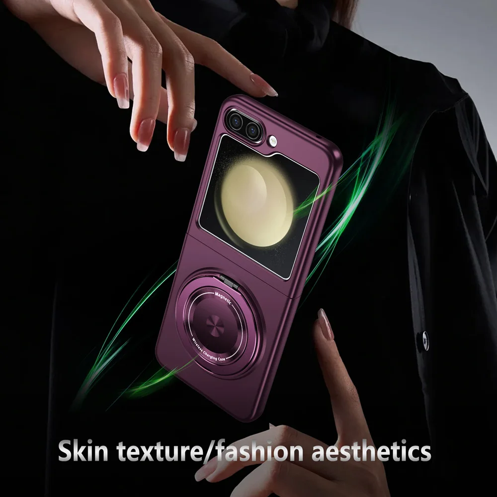 Full Protection Magnetic Case For Galaxy Z Flip Series - onlinemegasale.com