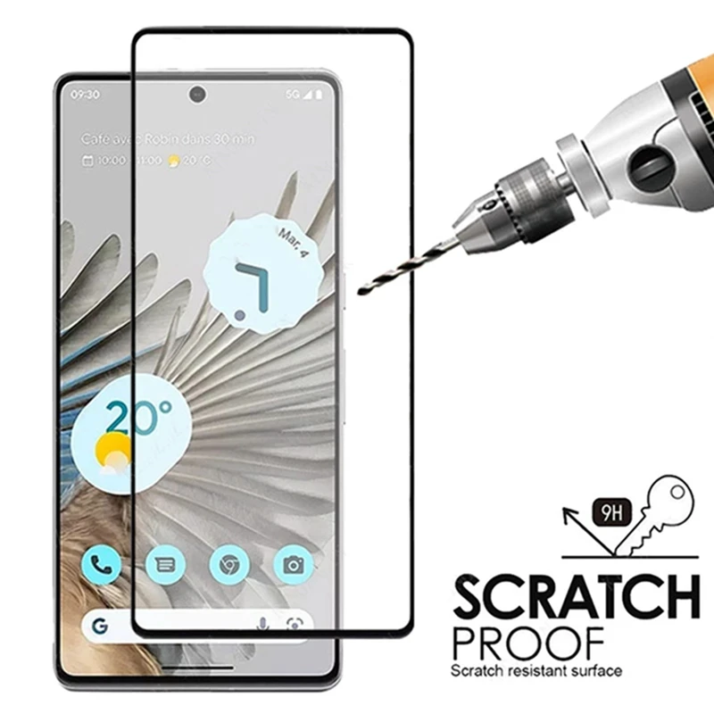 Google Pixel 7 Pro 2in1 Full Screen Protector - onlinemegasale.com