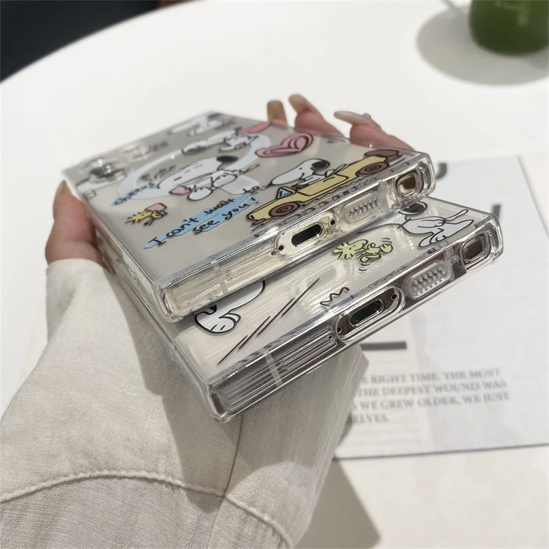 Cute Snoopy Charlie Brown Peanuts Case For Samsung Galaxy S Series - onlinemegasale.com