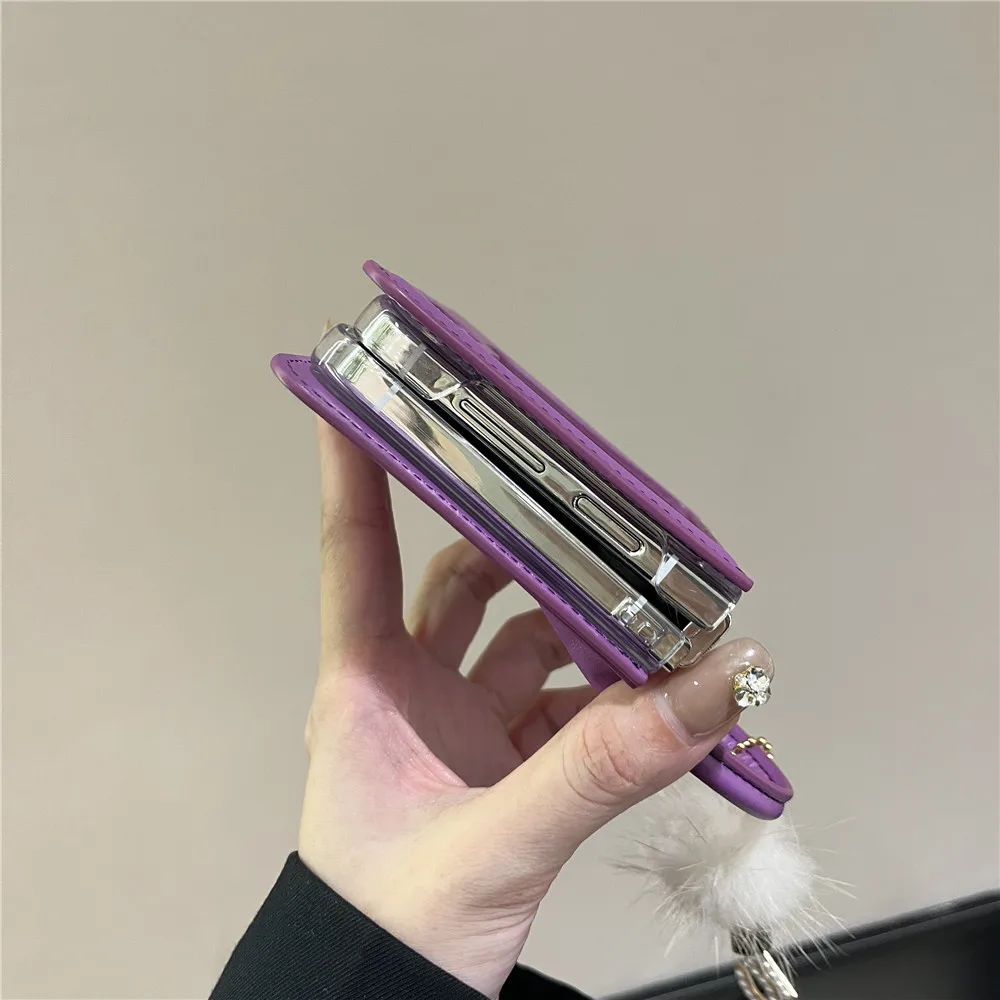 Fashion Handbag Leather Case For Samsung Galaxy Z Series - onlinemegasale.com