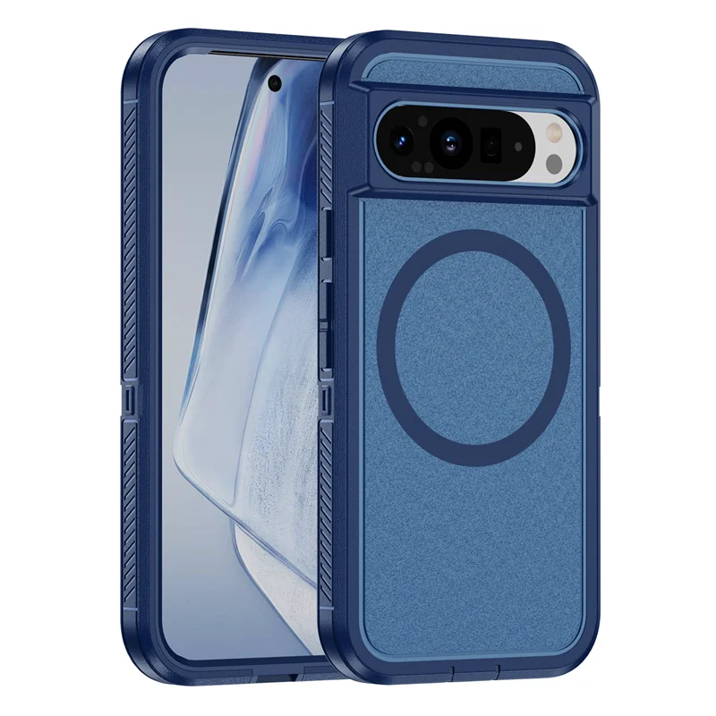 Magnetic Armor Case For Google Pixel 9 Series - onlinemegasale.com