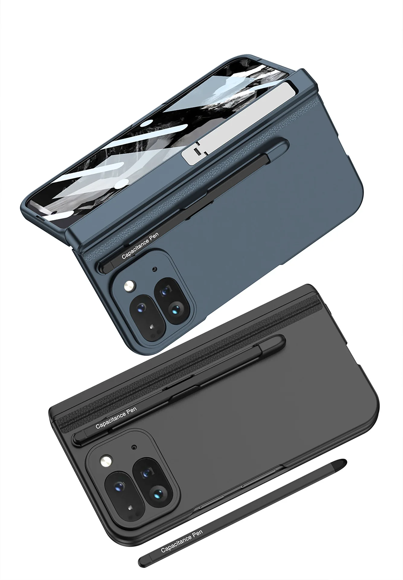 Full Protection Case with Pen Holder for Google Pixel 9 Pro Fold - onlinemegasale.com