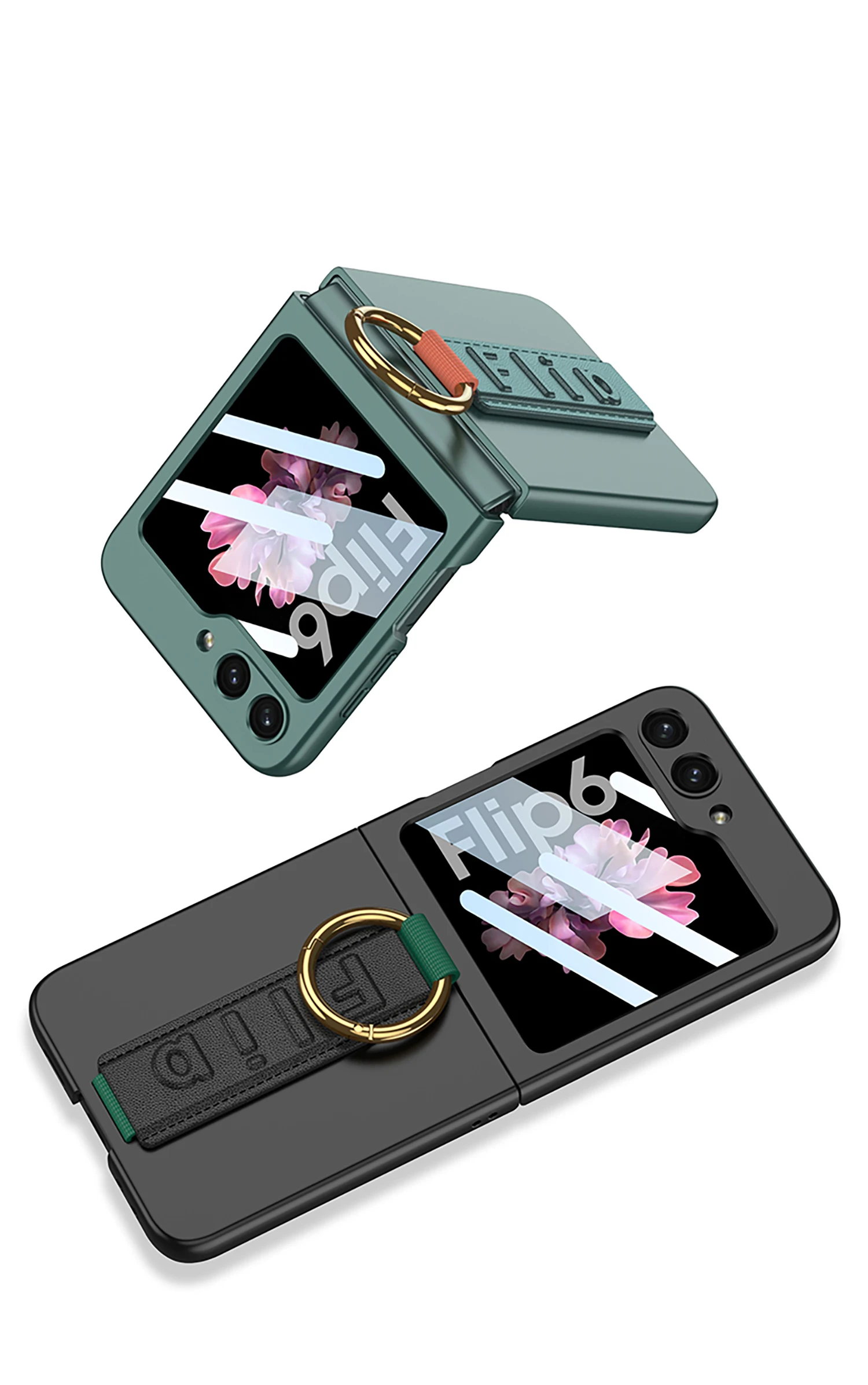 Ultra Thin Case with Strap for Samsung Galaxy Z Flip 6 - onlinemegasale.com
