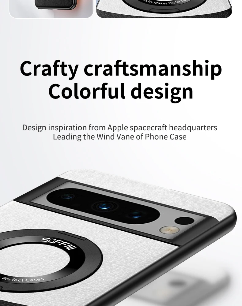 Magsafe Case with Ring For Google Pixel 8 Series - onlinemegasale.com