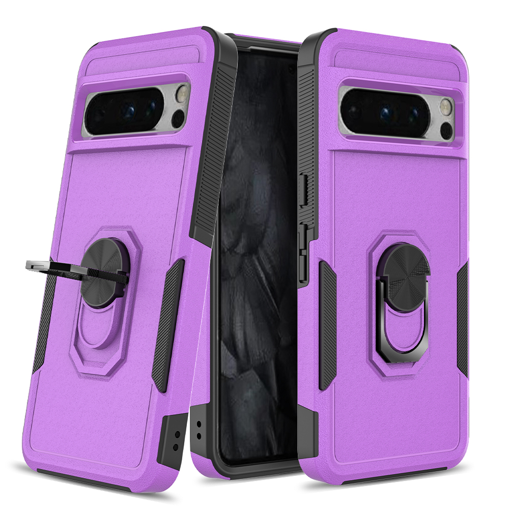 Armor Shockproof Case with Ring Holder For Google Pixel 8 Series - onlinemegasale.com