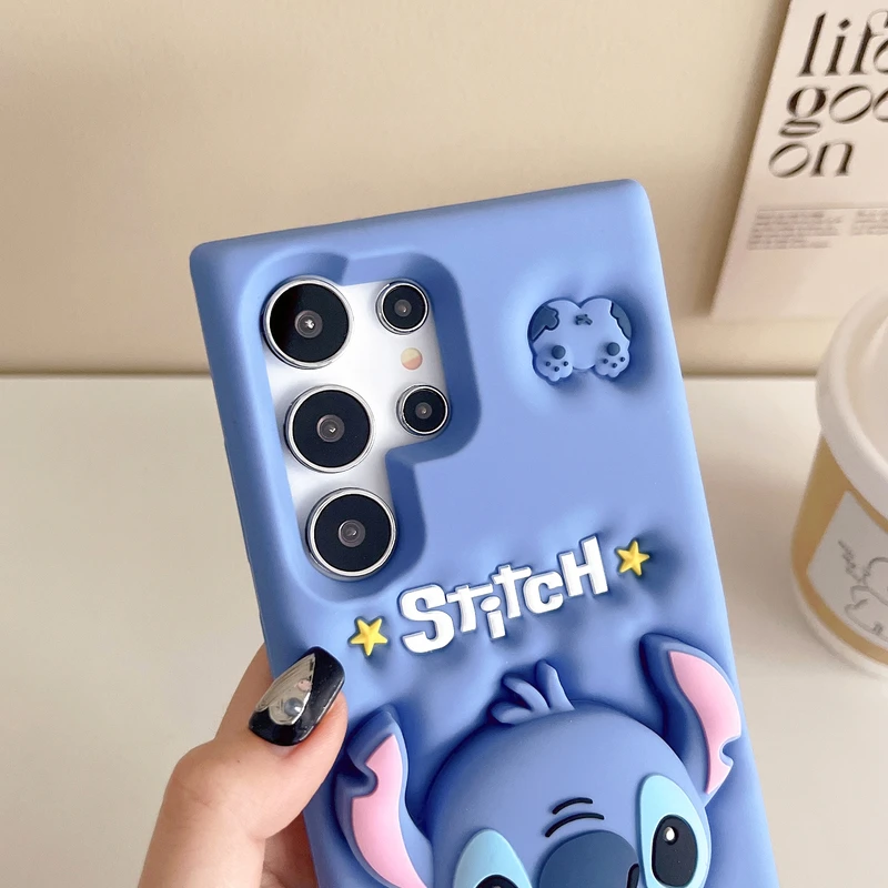 Cute Stitch 3D Case for Galaxy S Series - onlinemegasale.com