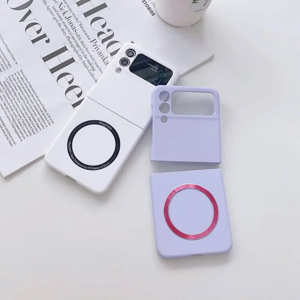 wireless charging magnetic case For Samsung Galaxy Z Flip - onlinemegasale.com
