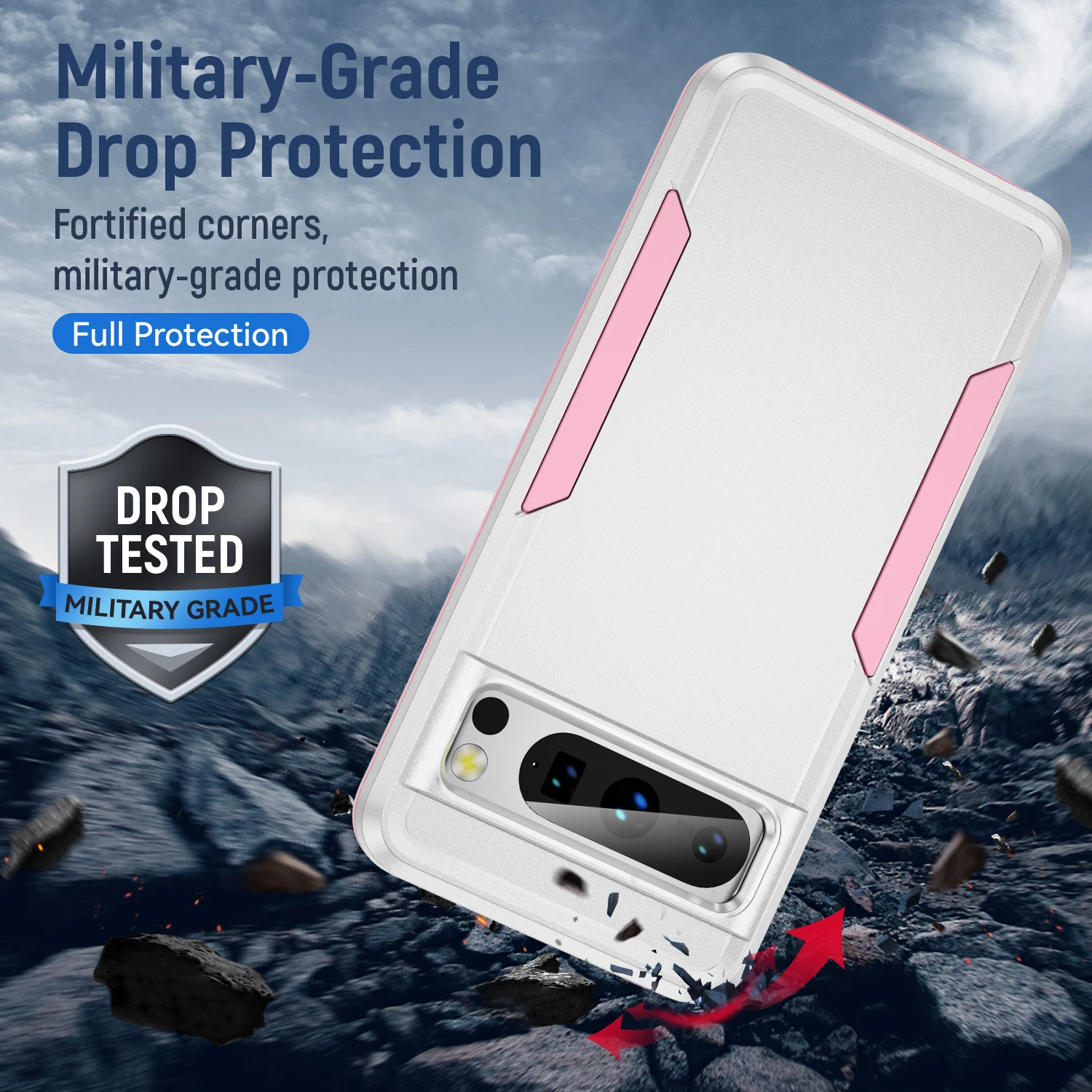 Anti-Finger print Matte Case for Google Pixel 8 Series - onlinemegasale.com