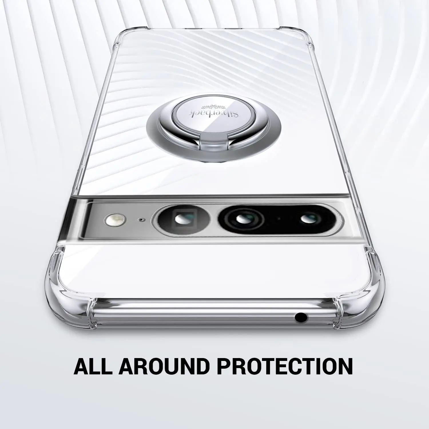 Ring Holder Shockproof Phone Case For Google Pixel 7 Pro - onlinemegasale.com