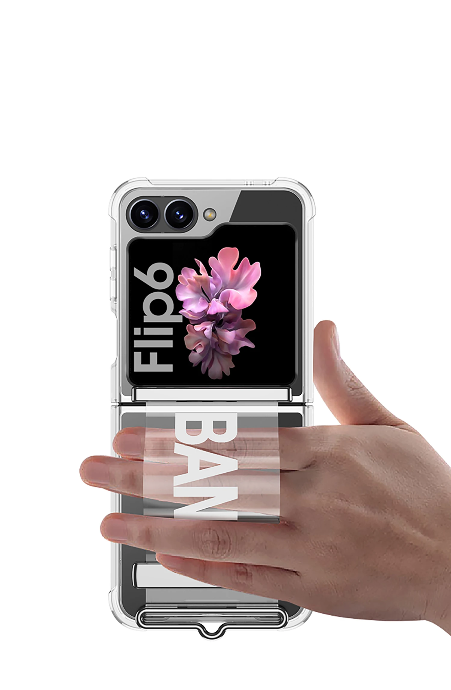 Transparent Shockproof Case for Samsung Galaxy Z Flip 6 - onlinemegasale.com