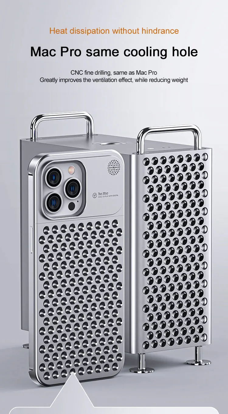 Aluminum Alloy Heat Dissipation Phone Case - onlinemegasale.com