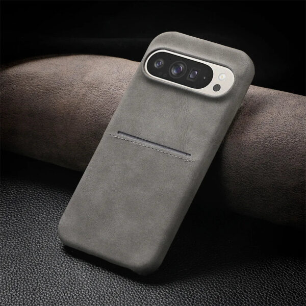 Leather Case with Card Slot For Google Pixel 9 Series