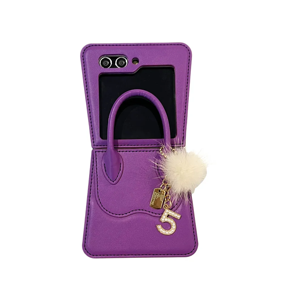 Fashion Handbag Leather Case For Samsung Galaxy Z Series - onlinemegasale.com