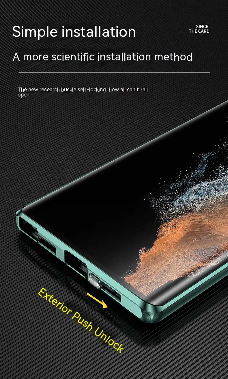 Luxury 360 Magnetic Adsorption Case For Galaxy S23 Series - onlinemegasale.com