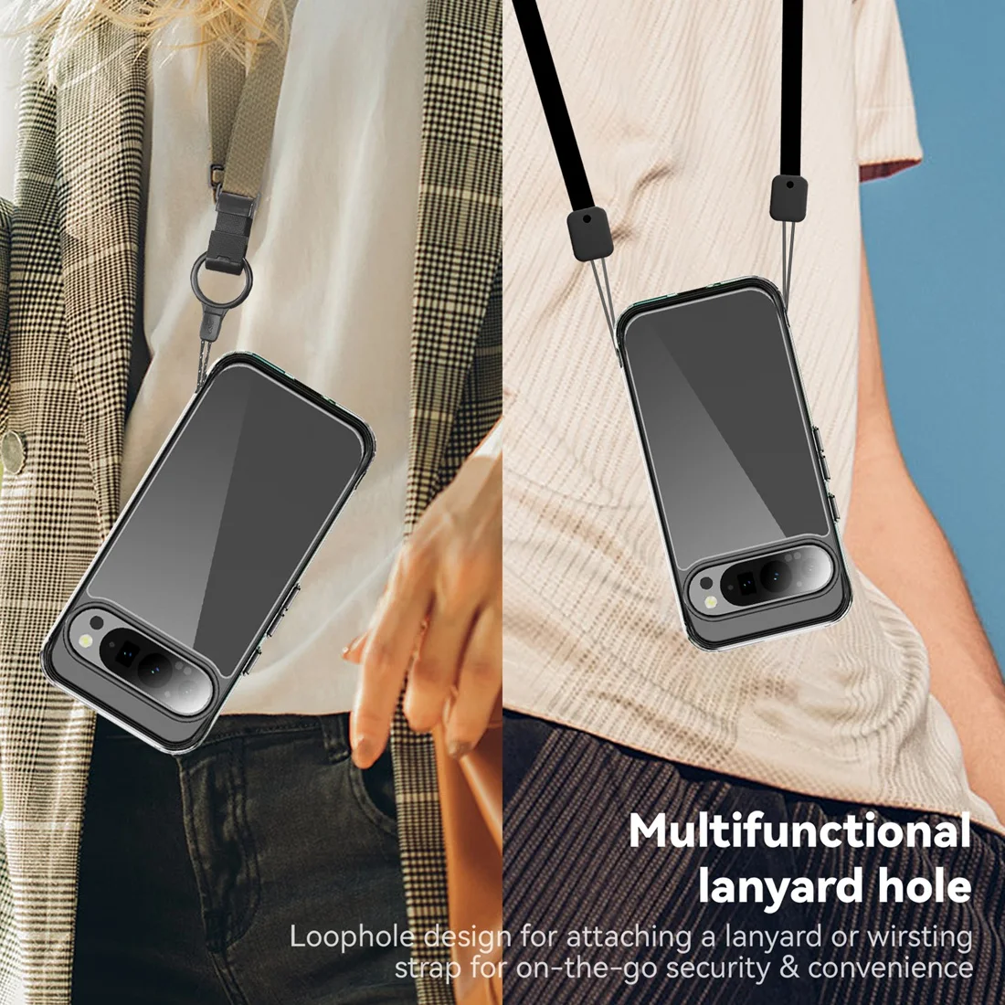 Armor Transparent Case For Google Pixel 9 Series - onlinemegasale.com