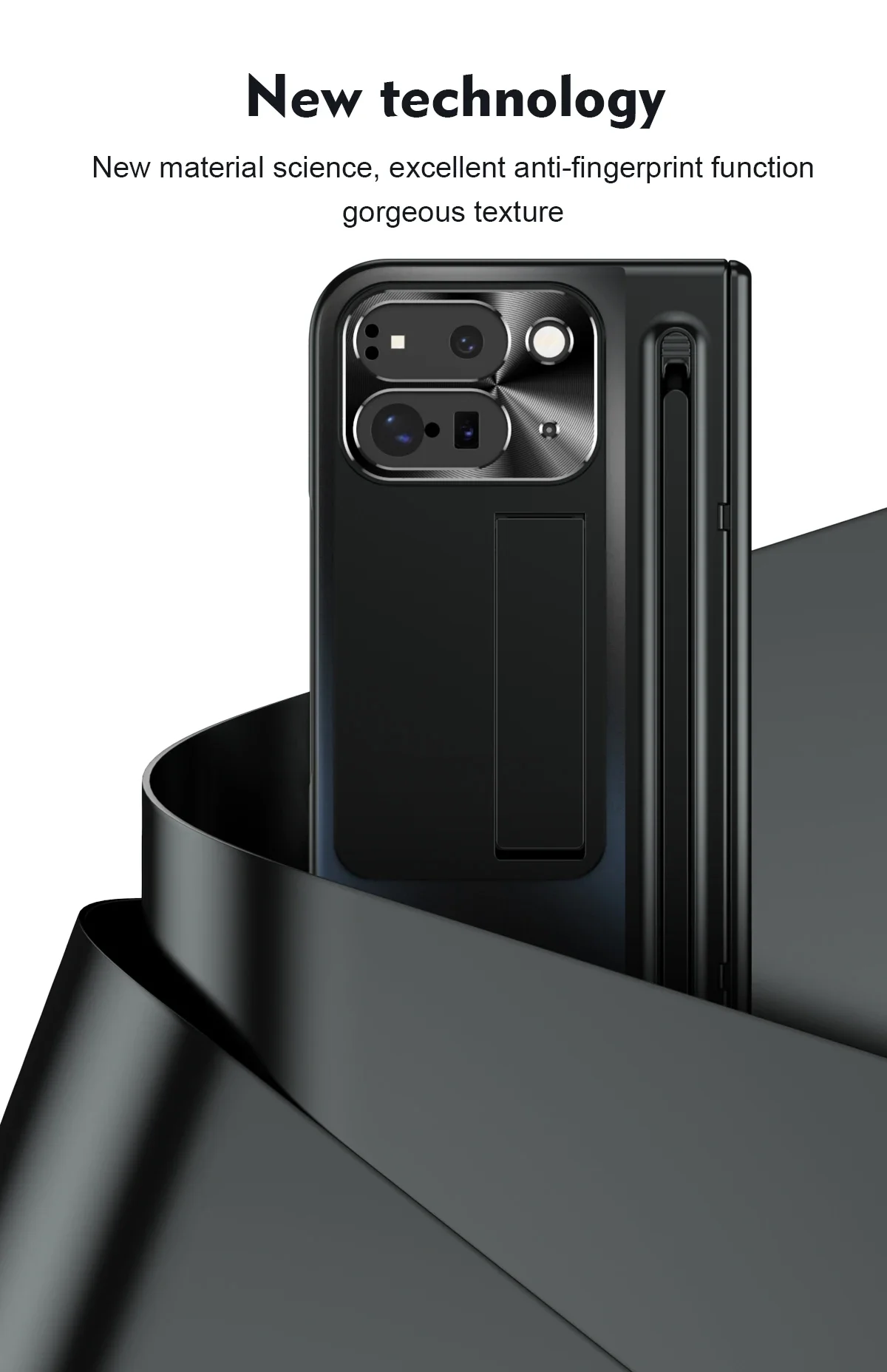 Full Protection Case With Touch Pen For Google Pixel 9 Pro Fold - onlinemegasale.com