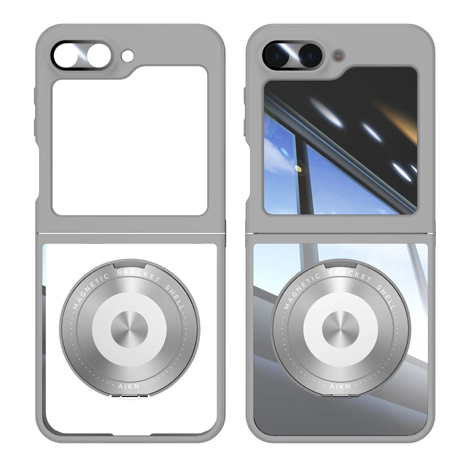 Full Protection Magnetic Case For Samsung Galaxy Z Flip 6 - onlinemegasale.com