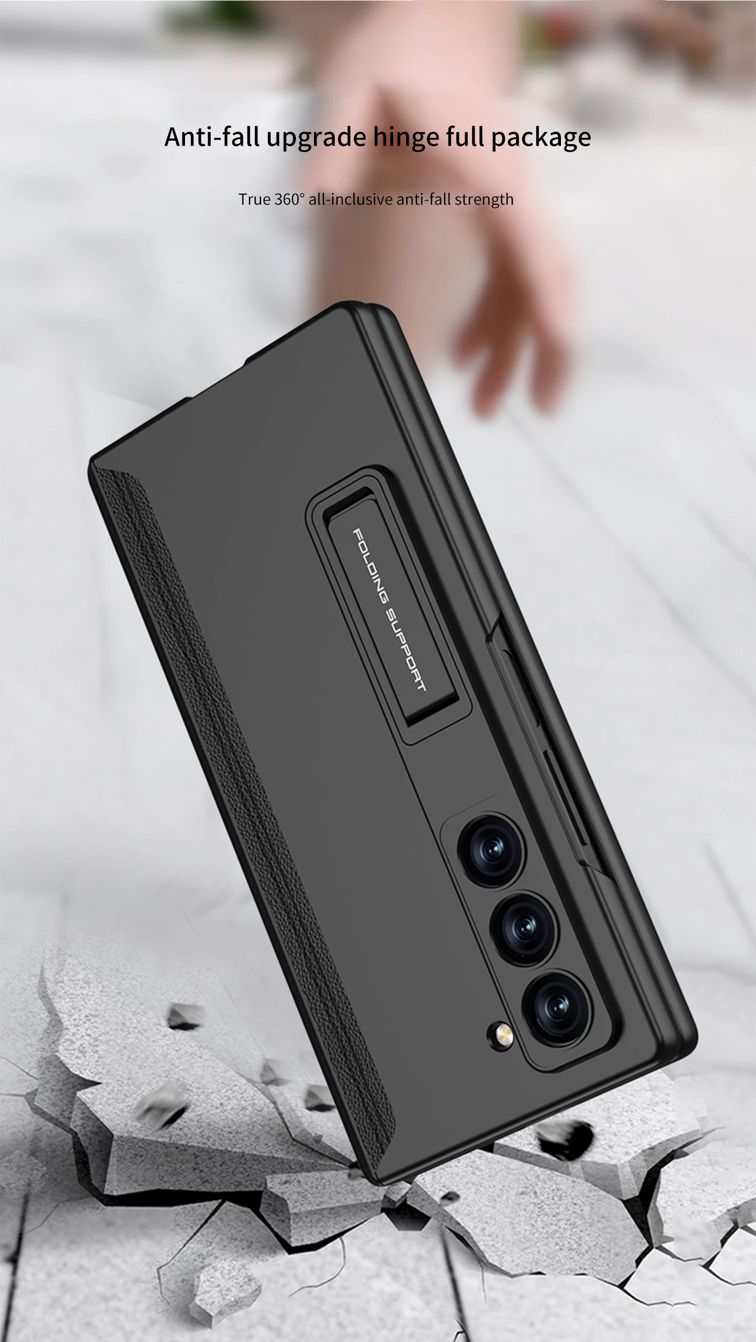 Full Protetction Case with Privacy Screen for Samsung Galaxy Z Fold 6 Case - onlinemegasale.com