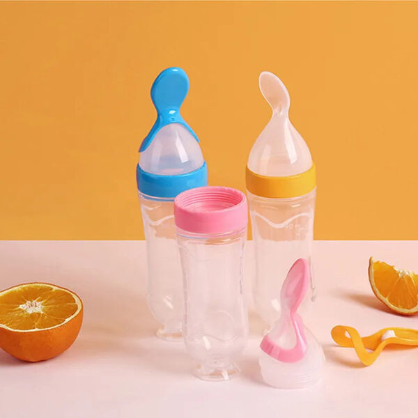 Silicone Baby Food Dispensing Spoon